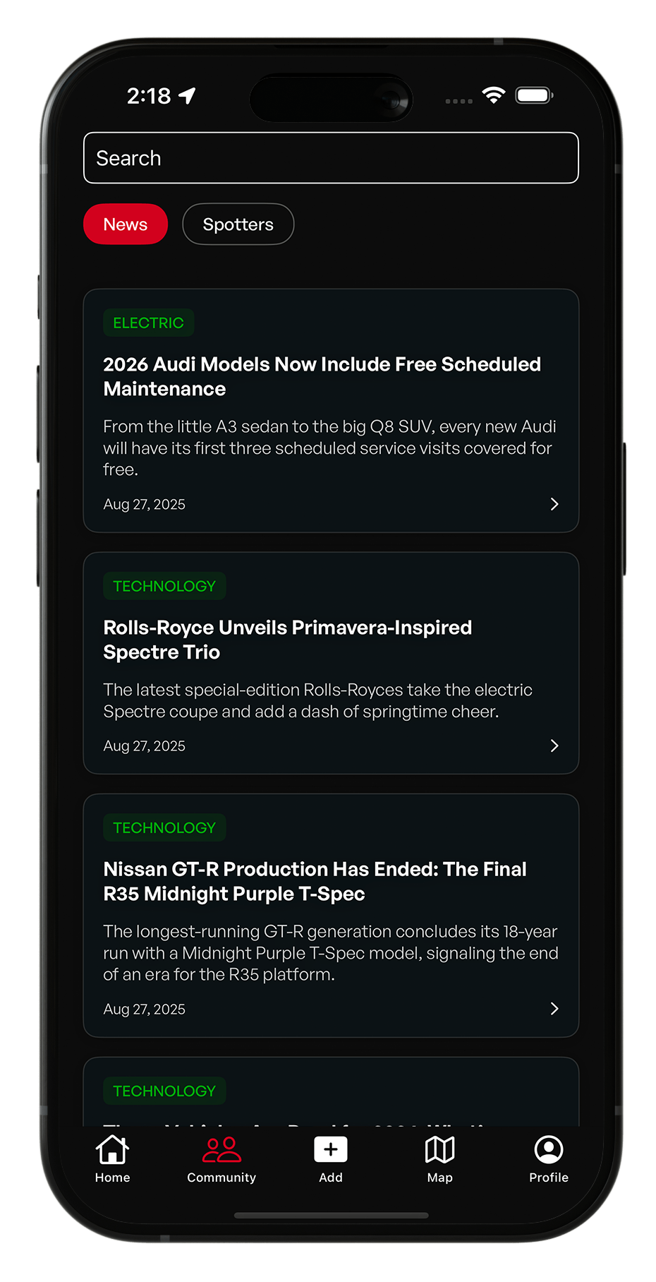 Daily Car News & Community - First view