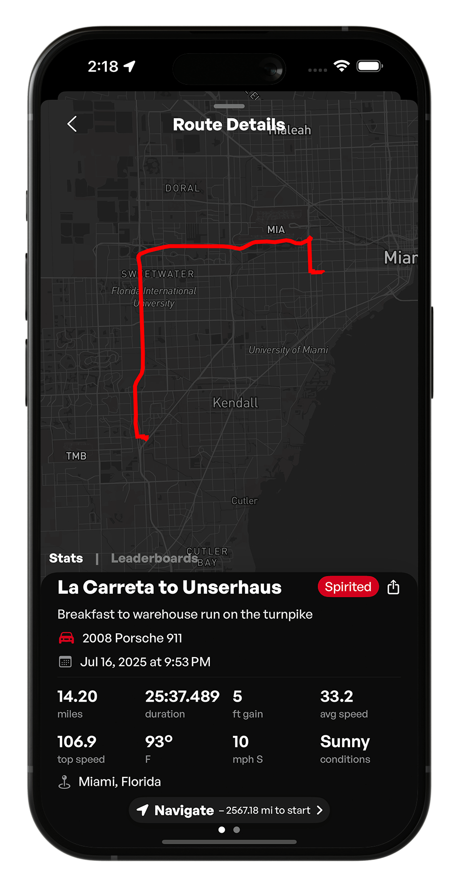 Interactive Car Mapping - Second view